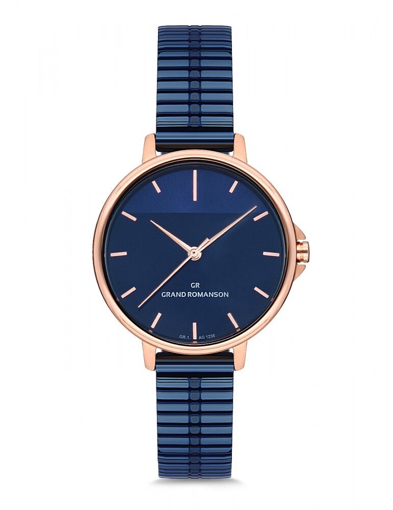Goud blauw horloge clearance