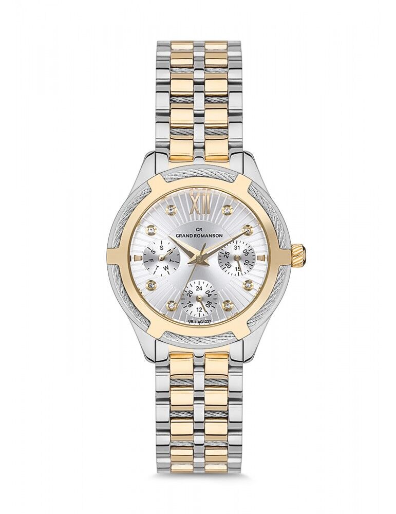 Queen ICE Crystal Line Zilver Dames Horloge Met Swarovski Elementen